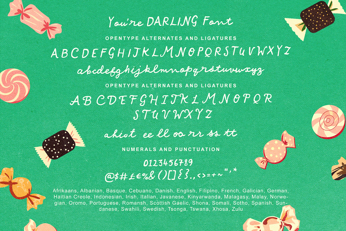 You're Darling Font, a Handwritten Font by Nicky Laatz (Photo 15 of 15)