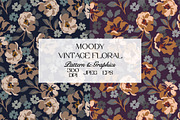 Vintage Floral Seamless Pattern, a Pattern Graphic by StudioGlouna (Thumbnail 1 of 11)