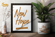 Flowess - Brush Font, a Handwritten Font by Gassstype (Thumbnail 5 of 9)