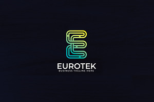 Eurotek Letter E Logo