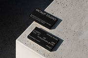 3 Business card mockup, an Advertising Mockup by eezo (Thumbnail 3 of 10)