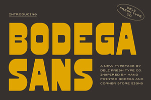 Bodega Sans: A Retro Typeface
