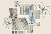 Vintage Floral Pattern Collection, a Pattern Graphic by MouseGrey (Thumbnail 9 of 9)