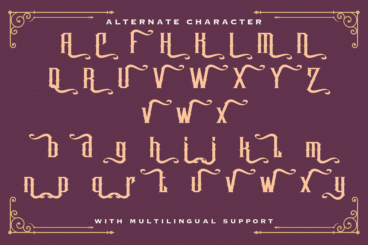 Ambrosia - Blackletter Font, a Blackletter Font by StringLabs (Photo 12 of 13)