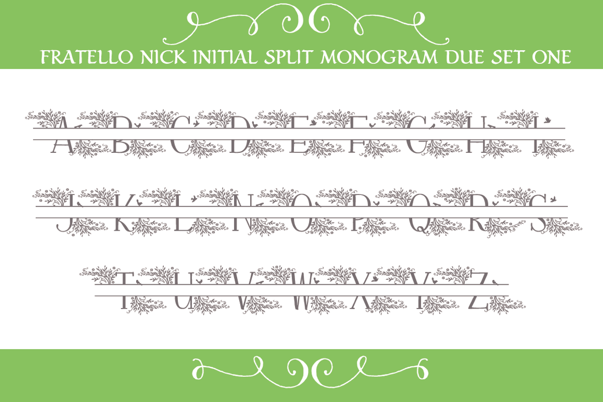 Sale-Fratello Nick Split Monogram 3 preview 5