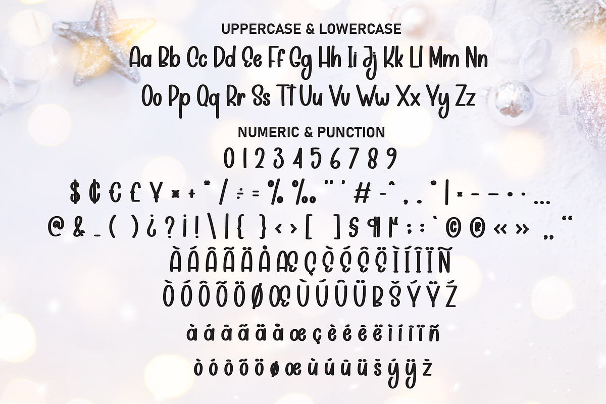 Beauty Christmas | Script Font, a Script Font by Scratchones (Photo 7 of 8)