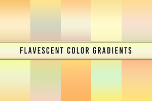 Flavescent Color Gradients