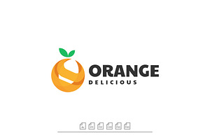 Logo Orange Gradient Colorful Style, a Branding & Logo Template by ARIF22GANTENG