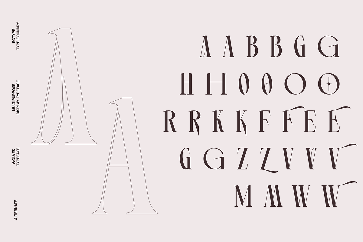 Wolves, a Serif Font by Eotype Studio (Photo 8 of 13)