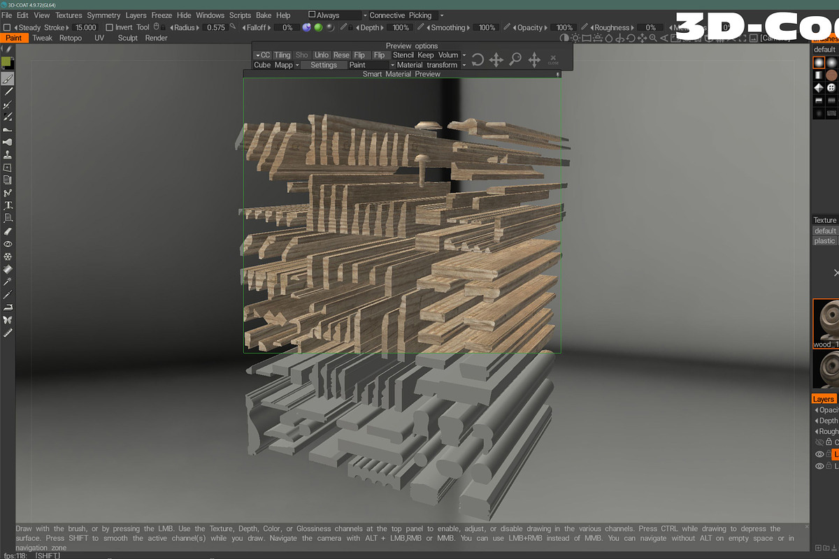 Molding Kitbash V1 - 128 Profile Set, an Architecture 3D Model by RoHo Productions (Photo 13 of 28)