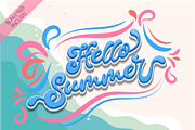 Summer Party Font, a Script Font by Nobu Collections (Thumbnail 2 of 10)