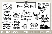 Valentine's Day SVG Bundle | MB19, an Illustration by Craft House SVG (Thumbnail 1 of 4)