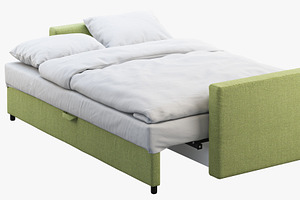 Ikea Friheten Sofa-bed 3d Model