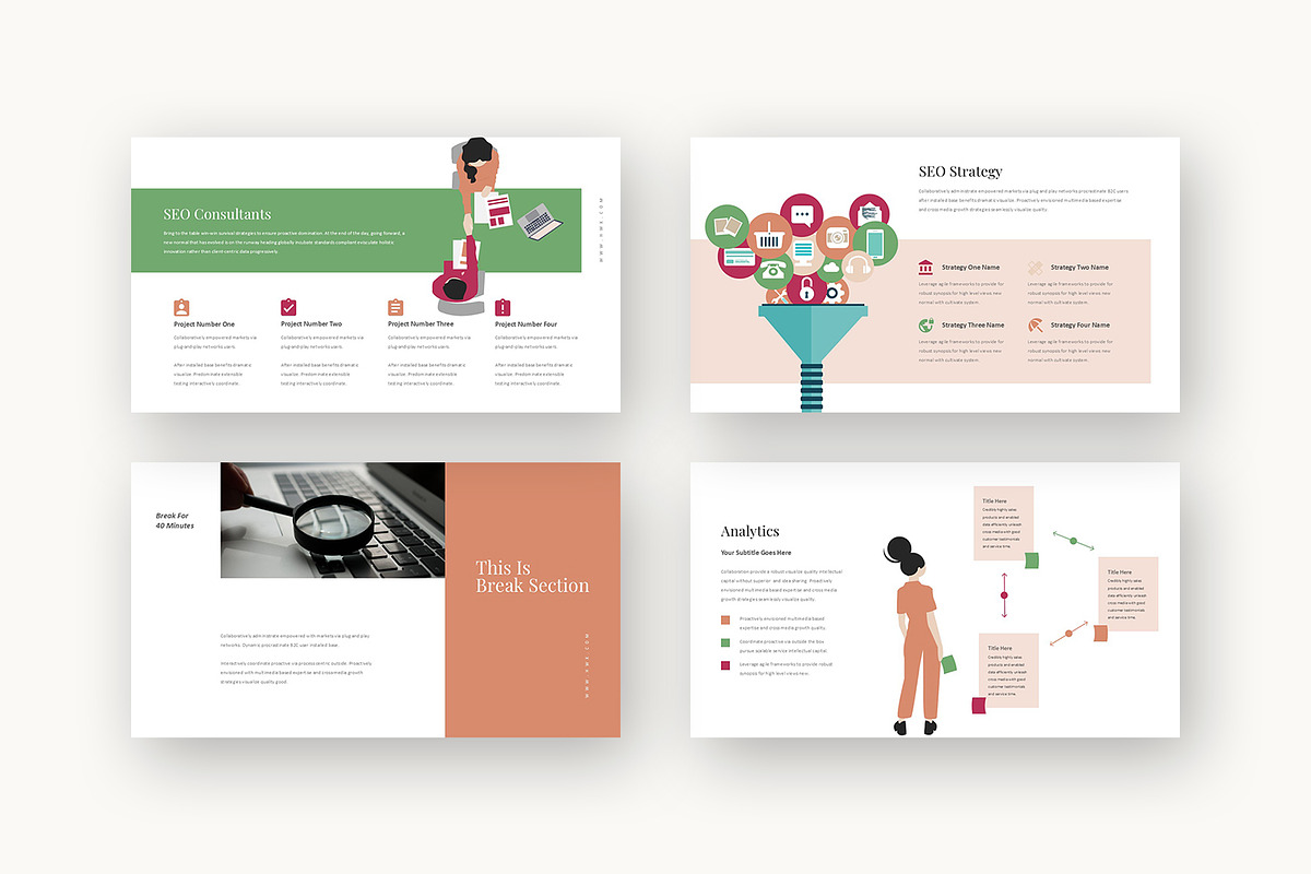 Hwx : SEO Strategy Google Slides, a Presentation Template by Punkl Camp (Photo 3 of 15)