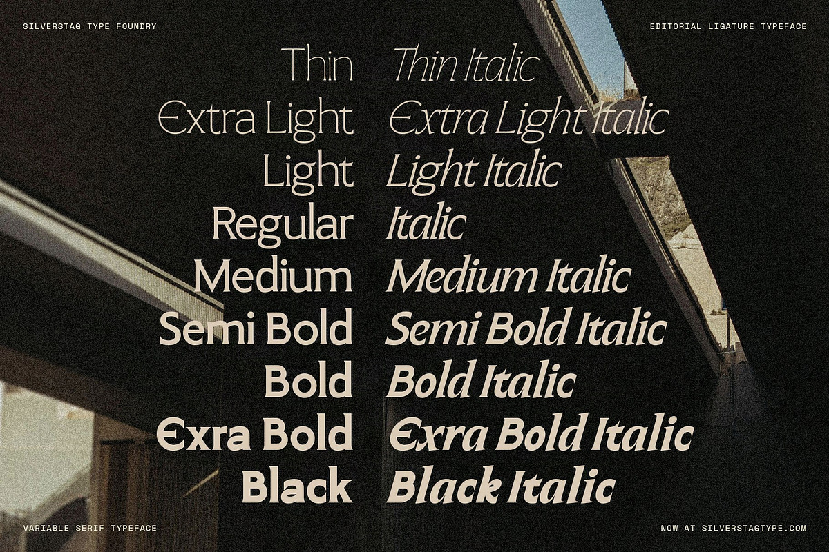 Arcilla — Variable Editorial Serif, a Serif Font by SilverStag Type Foundry (Photo 4 of 31)