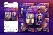 Prophetic Deliverance Church Flyer T, a Social Media Template by church flyer templates (Thumbnail 7 of 9)