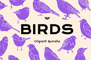 Birds Clipart Bundle, an Illustration by ClayStudio