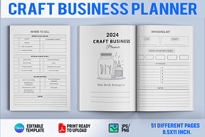 Craft Business Planner Templates