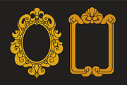 Vintage picture frames, borders set, an Object Illustration by Good Studio (Thumbnail 7 of 16)