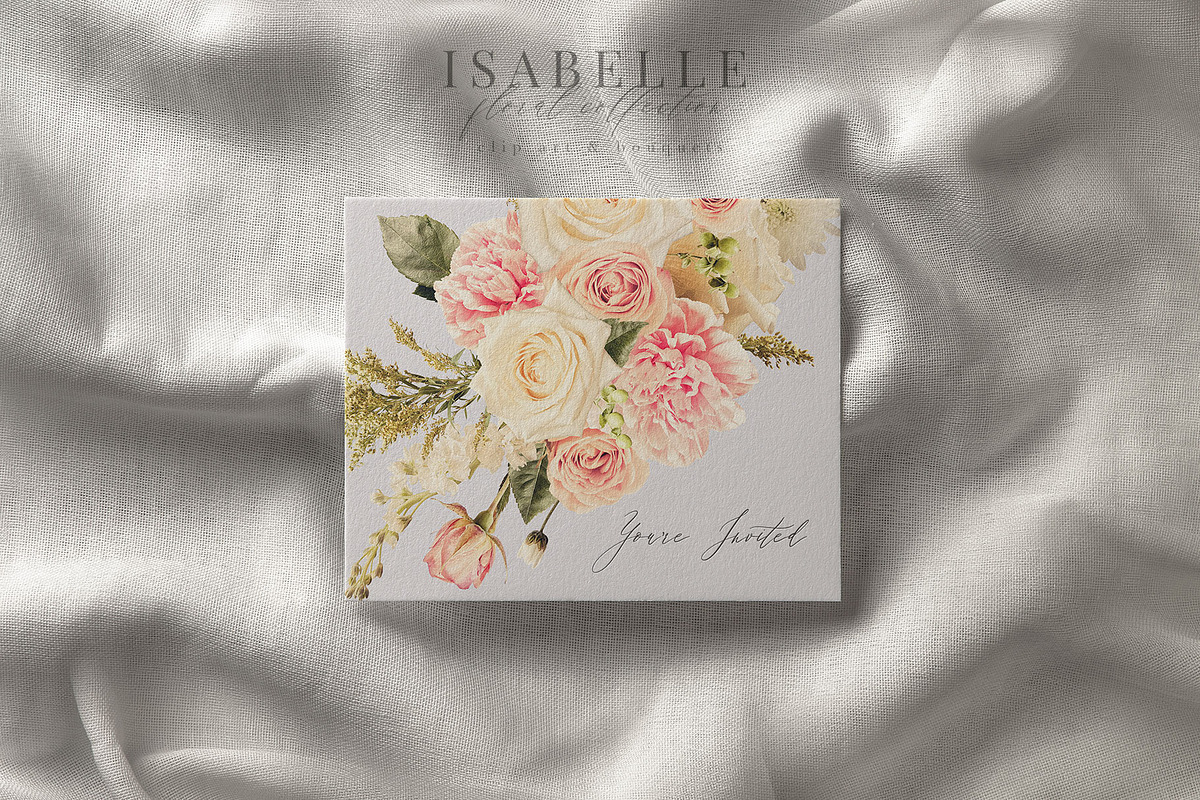 Isabelle Clip Art Floral Collection, an Object Graphic by Eclectic Anthology (Photo 9 of 10)