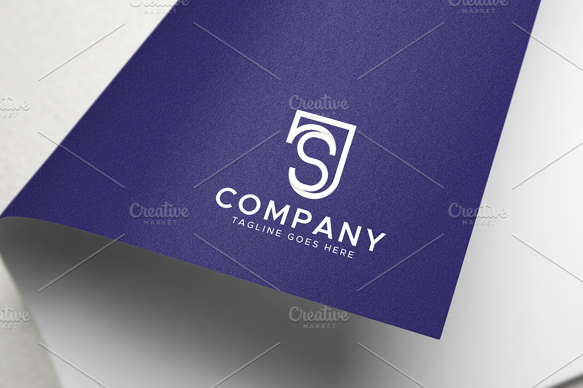 JS letter outline logo design, a Branding & Logo Template by Amadul11 (Photo 4 of 5)