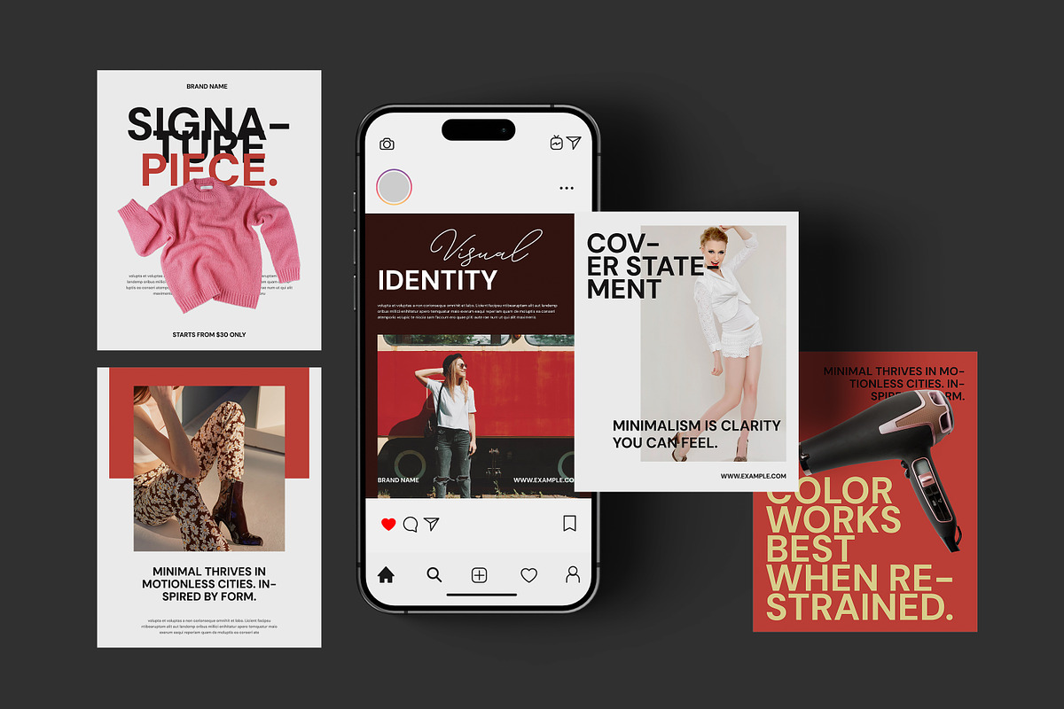Push | Social Media Kit | Post Pack, a Social Media Template by Artisan Vibes (Photo 3 of 8)