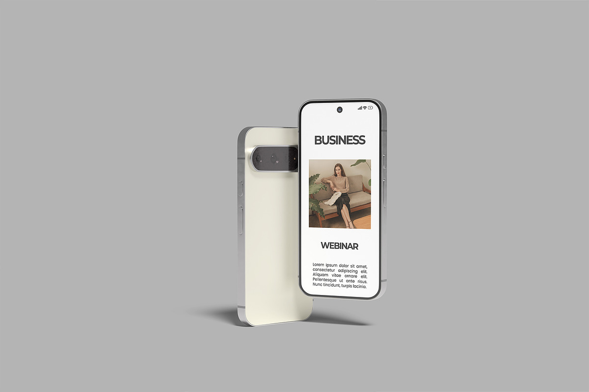 Smartphone Screen Mockup, a Device Mockup by lamorastudio (Photo 4 of 11)