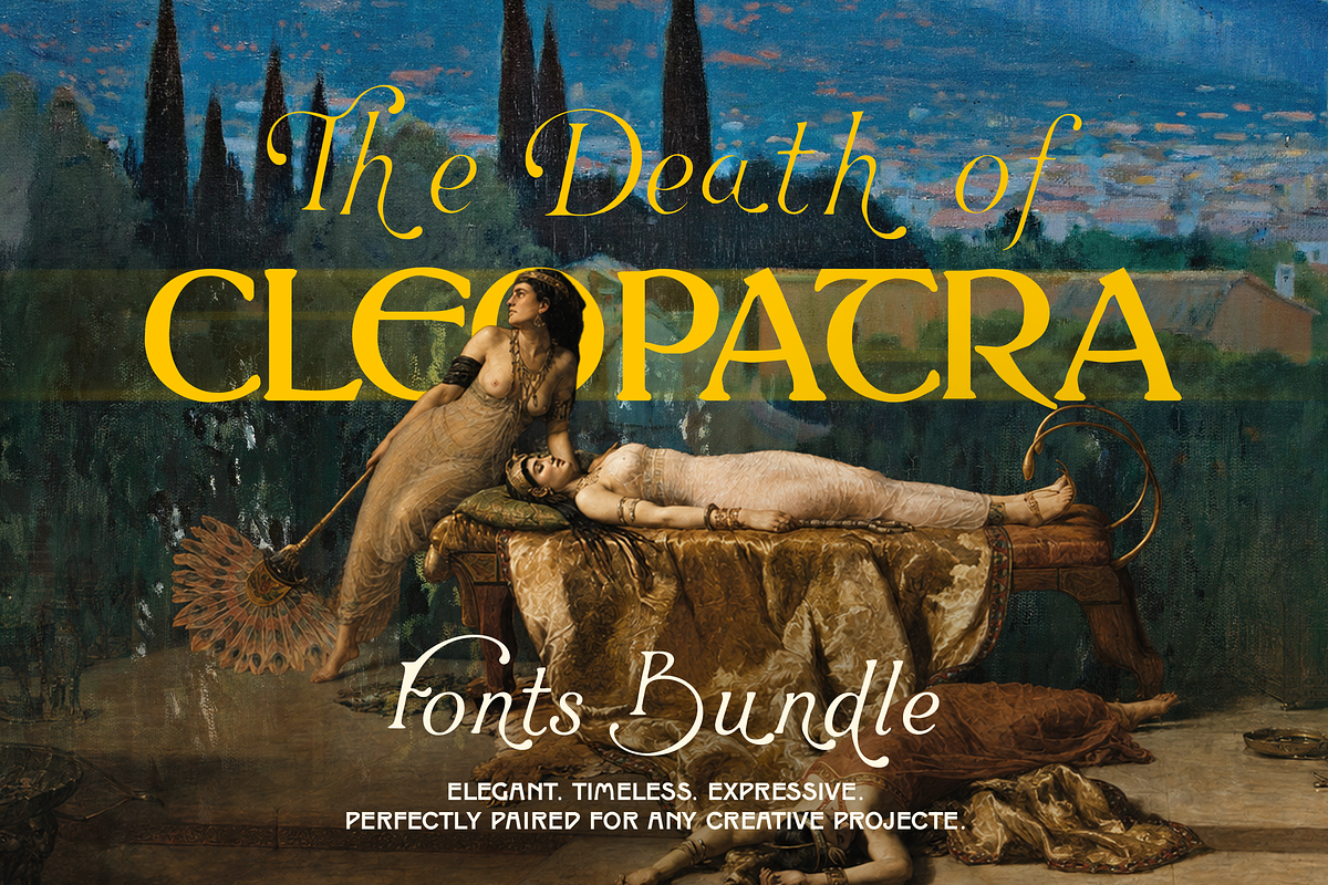 The Painted Muse - Fonts Bundle, a Handwritten Font by Lilithcollageart (Photo 2 of 19)