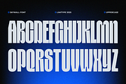 Skywall - Condensed Font, a Sans Serif Font by limitype (Thumbnail 11 of 15)