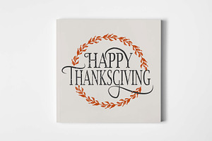 Happy Thanksgiving Card Template