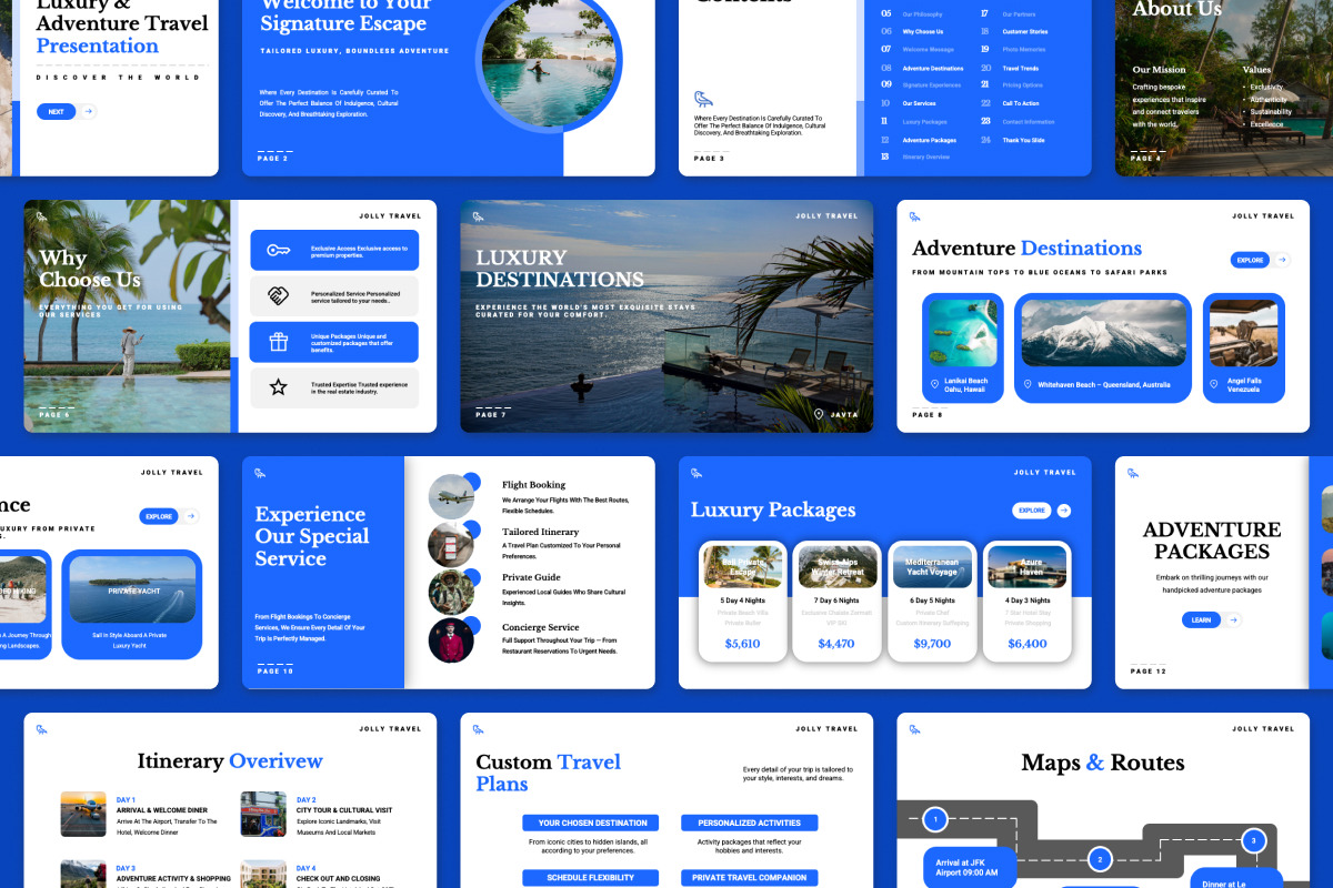 Luxury & Adventure Travel Keynote, a Presentation Template by twinstd (Photo 4 of 5)