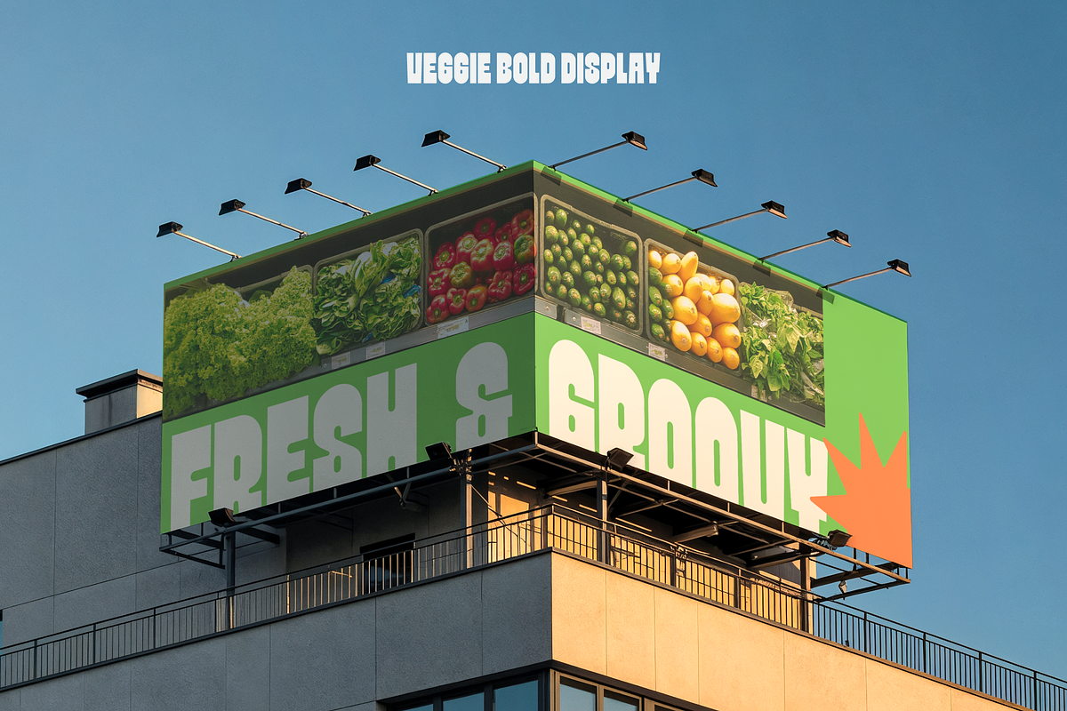 Veggie - Bold Font, a Sans Serif Font by limitype (Photo 5 of 13)
