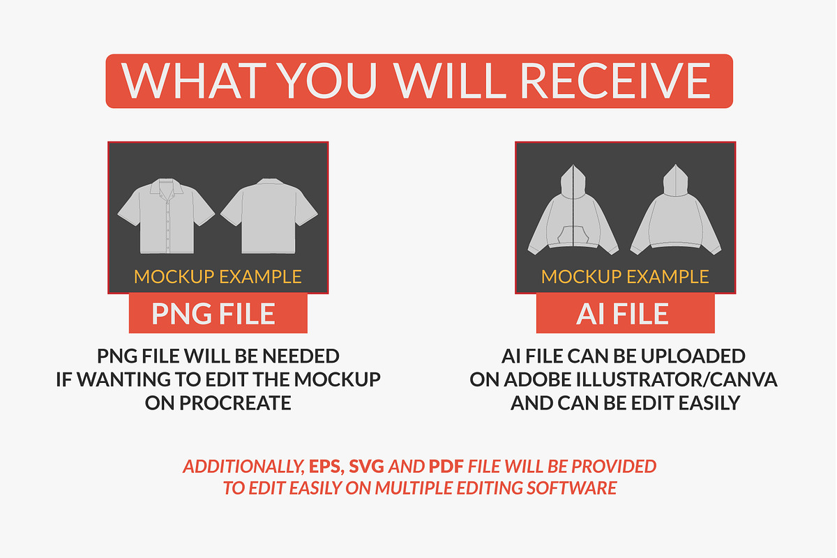 Apparel Vector Mockup Bundle, an Apparel Mockup by S.i. Graphics (Photo 7 of 8)