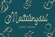 Glaritza Script, a Script Font by Suza Studio (Thumbnail 9 of 10)