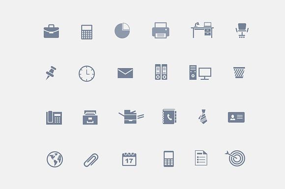 24 Office Icons preview 3