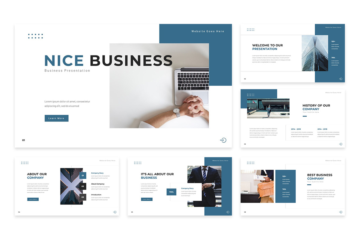 Nice Business Keynote Template, a Presentation Template by Design Persona (Photo 2 of 7)