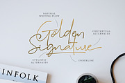 Suddenly - Signature Script, a Script Font by Sarid Ezra (Thumbnail 4 of 10)