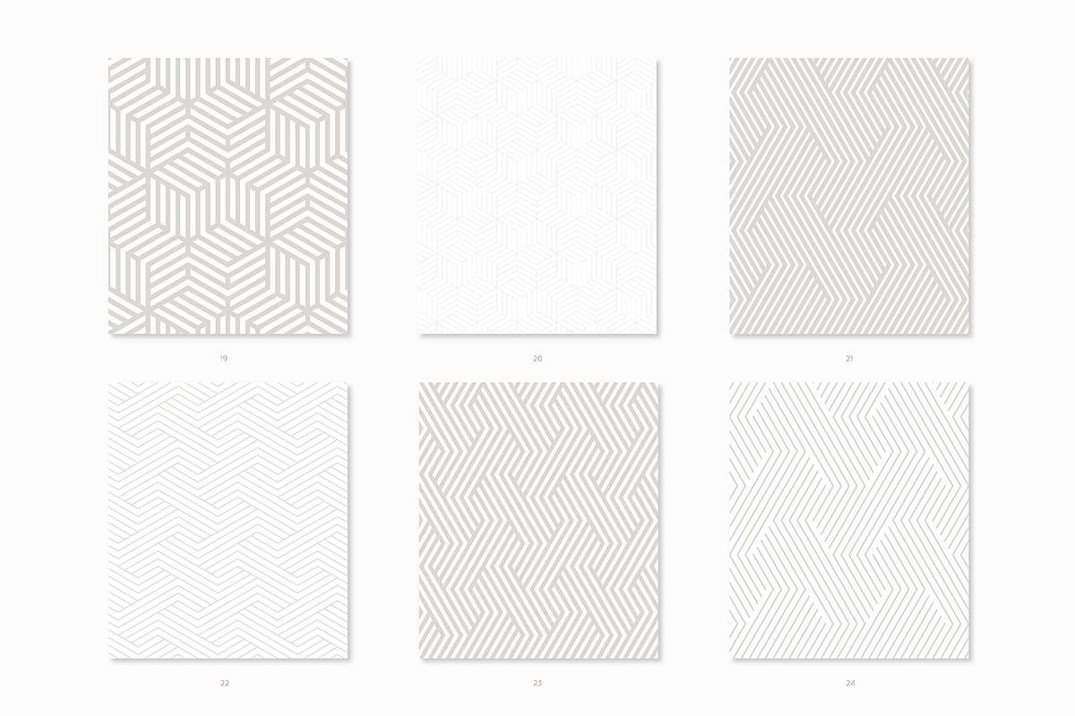 Basic Collection. Geometric Patterns, a Pattern Graphic by Curly_Pat (Photo 7 of 8)