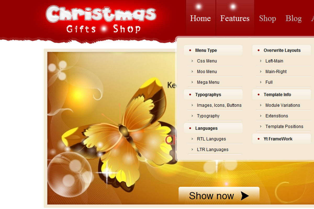 SJ Merry Christmas -Elegant template, a Websites & App Template by YouTech (Photo 4 of 5)