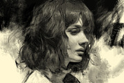 Charcoal Brushes for Photoshop, a Brush Add-On by John Fenerov Art (Thumbnail 2 of 2)