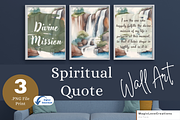 Spiritual Positive Quote Print Wall, a Poster Template by MagicLove Creations (Thumbnail 1 of 10)
