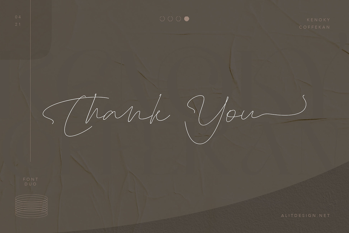 Kenoky Coffekan, a Serif Font by alit design (Photo 27 of 27)