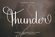 Thunder, a Handwritten Font by FreshTypeINK (Thumbnail 1 of 8)
