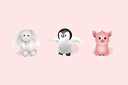 Cute Animals Illustrations, an Illustration by naima.design (Thumbnail 4 of 4)