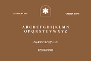 Ombrix | Contemporary Serif Typeface, a Serif Font by Artdez (Thumbnail 3 of 5)