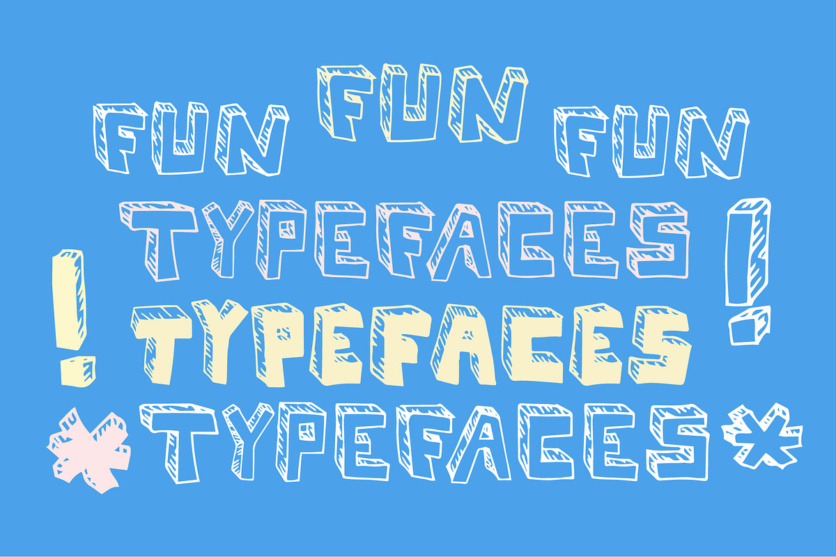 Casual Blocks Font, a Font by M.C. Iglesias (Photo 5 of 6)