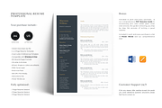 Standout Resume Template, a Resume Template by GraphicFlava (Thumbnail 1 of 7)
