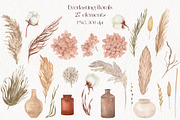 Everlasting Florals Boho Watercolor, an Illustration by Catch the Dream Art (Thumbnail 2 of 12)