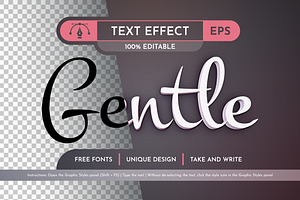 Ntle - Editable Text Effect