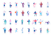 Different people big vector set, a Person Illustration by Vector_Art (Thumbnail 5 of 11)